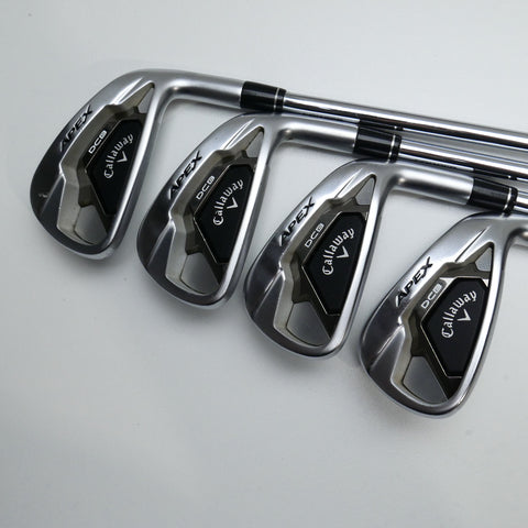 Used Callaway Apex DCB 21 Iron Set / 5 - PW + AW / Stiff Flex