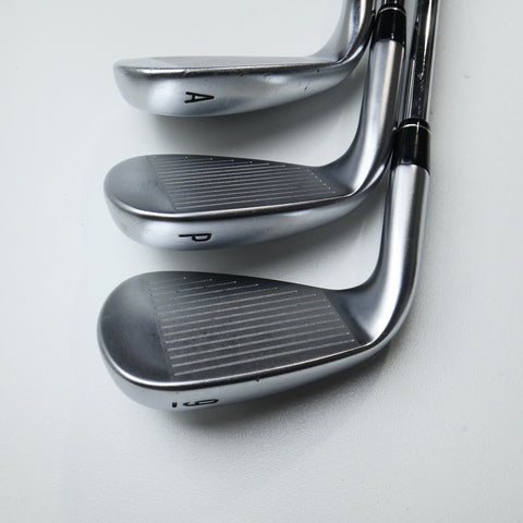 Used Callaway Apex DCB 21 Iron Set / 5 - PW + AW / Stiff Flex