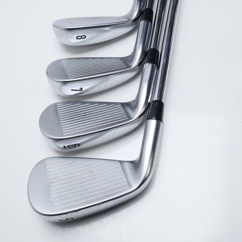Used Callaway Apex DCB 21 Iron Set / 5 - PW + AW / Stiff Flex