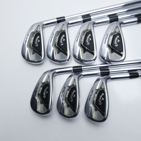 Used Callaway Apex DCB 21 Iron Set / 5 - PW + AW / Stiff Flex