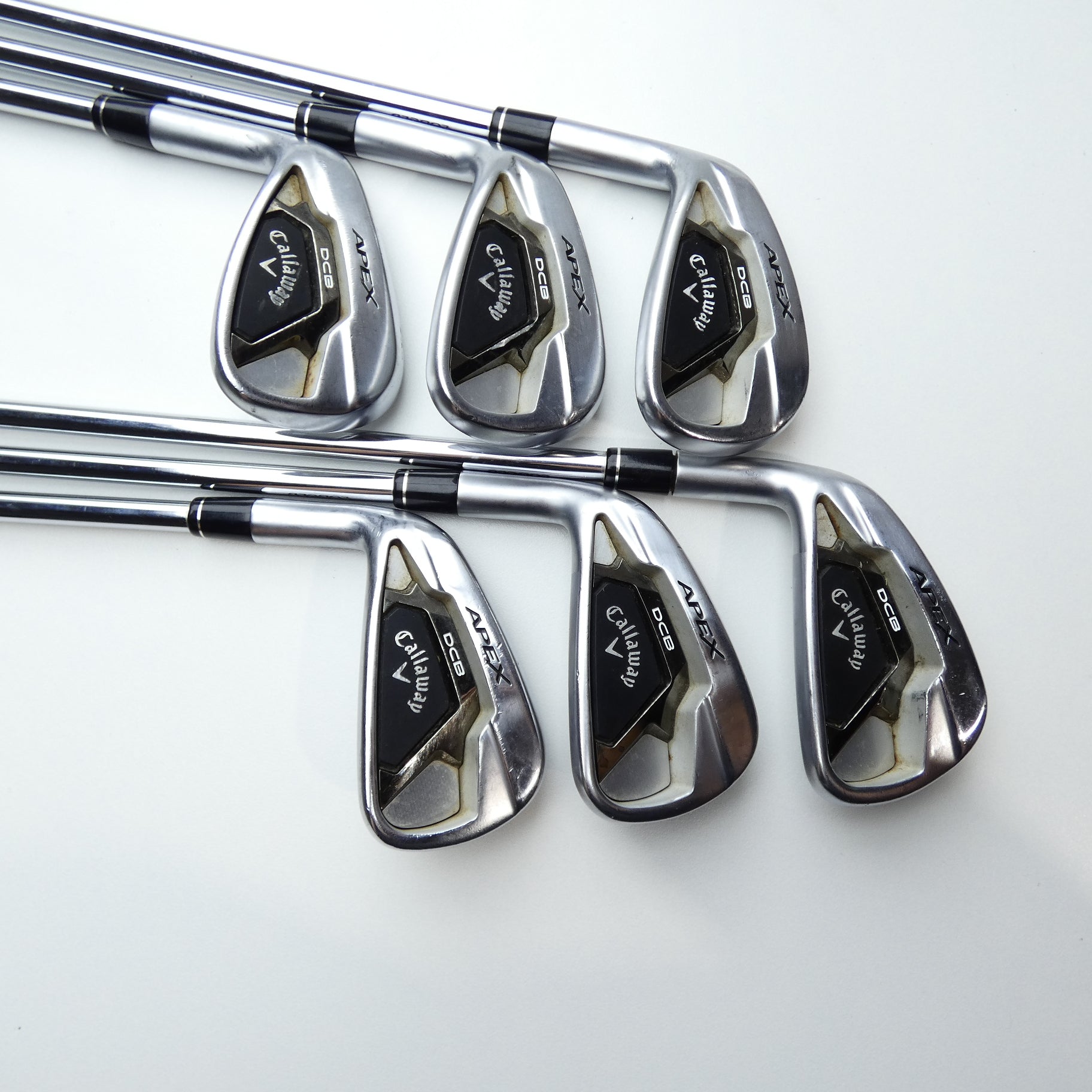 Used Callaway Apex DCB 21 Iron Set / 5 - PW / Regular Flex / Left-Handed