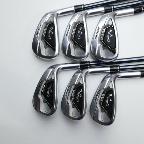 Used Callaway Apex DCB 21 Iron Set / 6 - PW + AW / Lite Flex