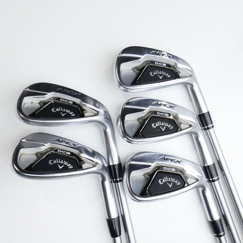 Used Callaway Apex DCB 21 Iron Set / 7 - PW + AW / Ladies Flex