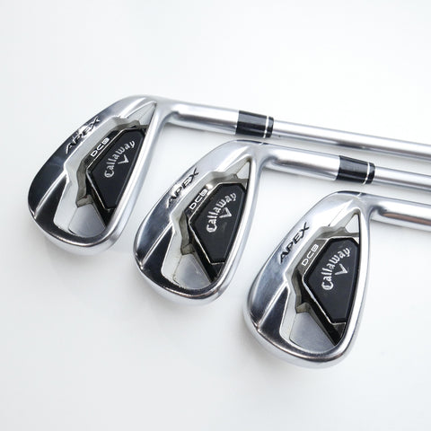 Used Callaway Apex DCB 21 Iron Set / 7 - PW + AW / Ladies Flex