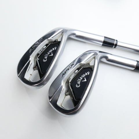 Used Callaway Apex DCB 21 Iron Set / 7 - PW + AW / Ladies Flex
