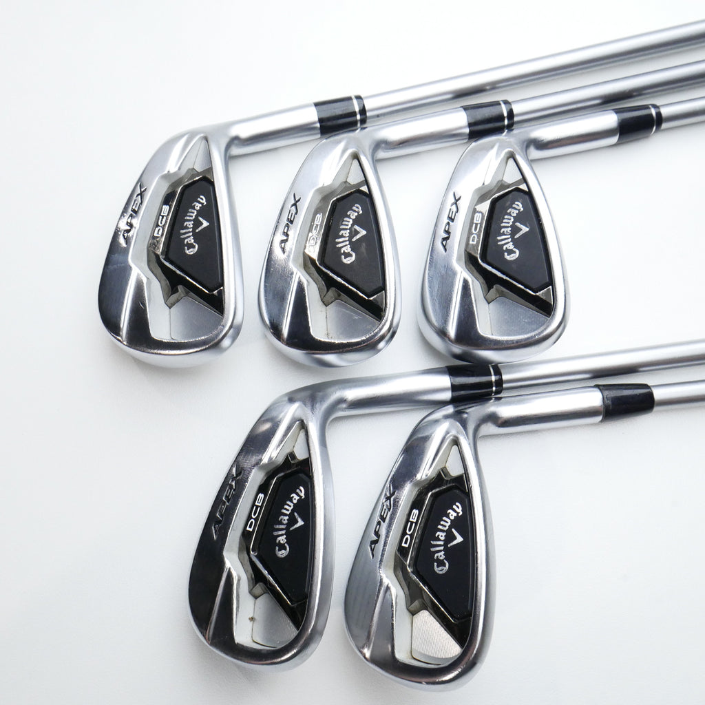 Used Callaway Apex DCB 21 Iron Set / 7 - PW + AW / Ladies Flex
