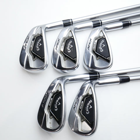 Used Callaway Apex DCB 21 Iron Set / 7 - PW + AW / Ladies Flex