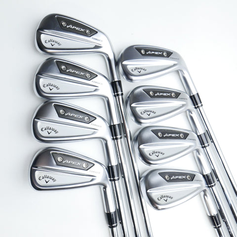 Used Callaway Apex Forged Ai300 Iron Set / 4 - PW + AW / Stiff Flex