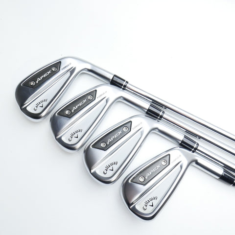 Used Callaway Apex Forged Ai300 Iron Set / 4 - PW + AW / Stiff Flex