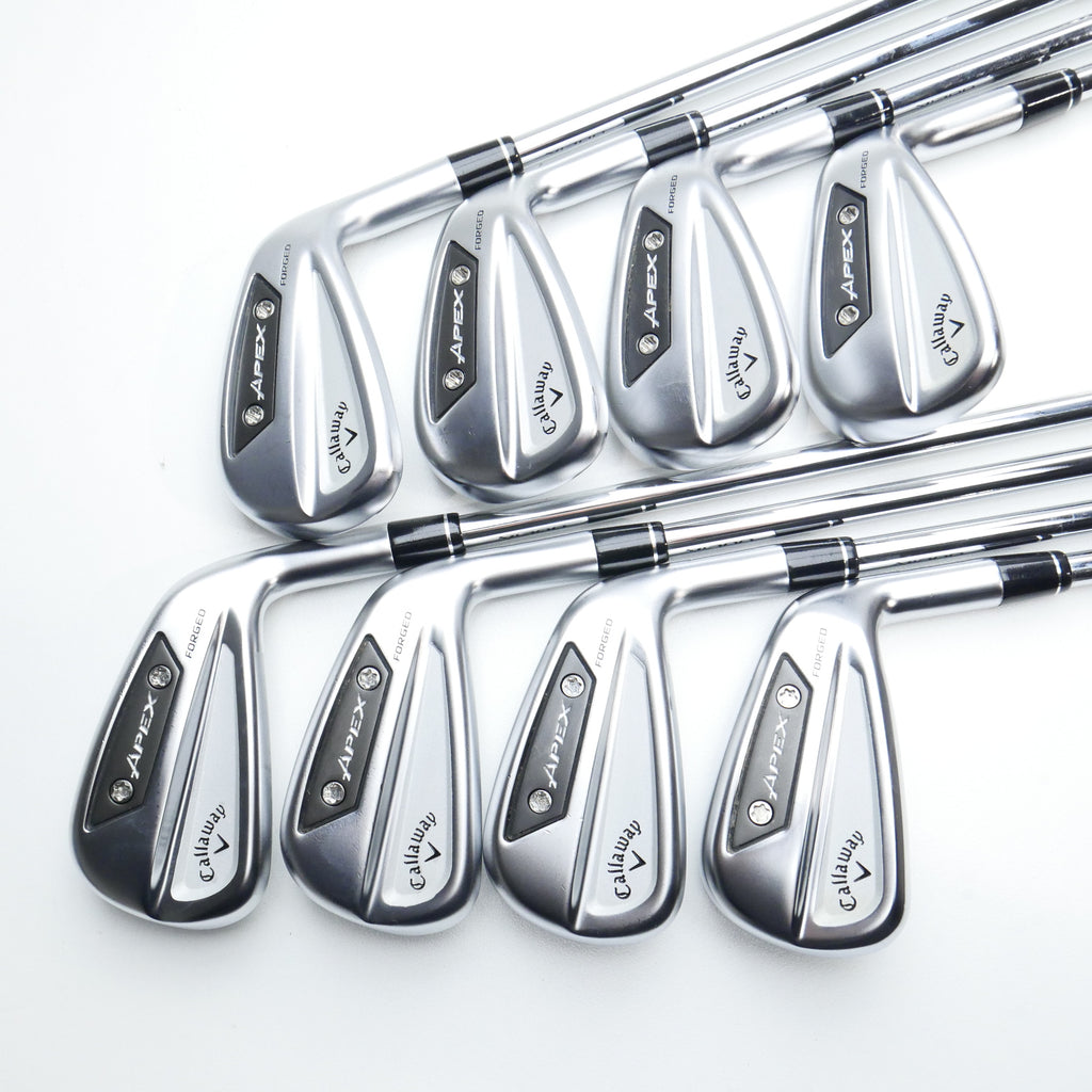 Used Callaway Apex Forged Ai300 Iron Set / 4 - PW + AW / Stiff Flex