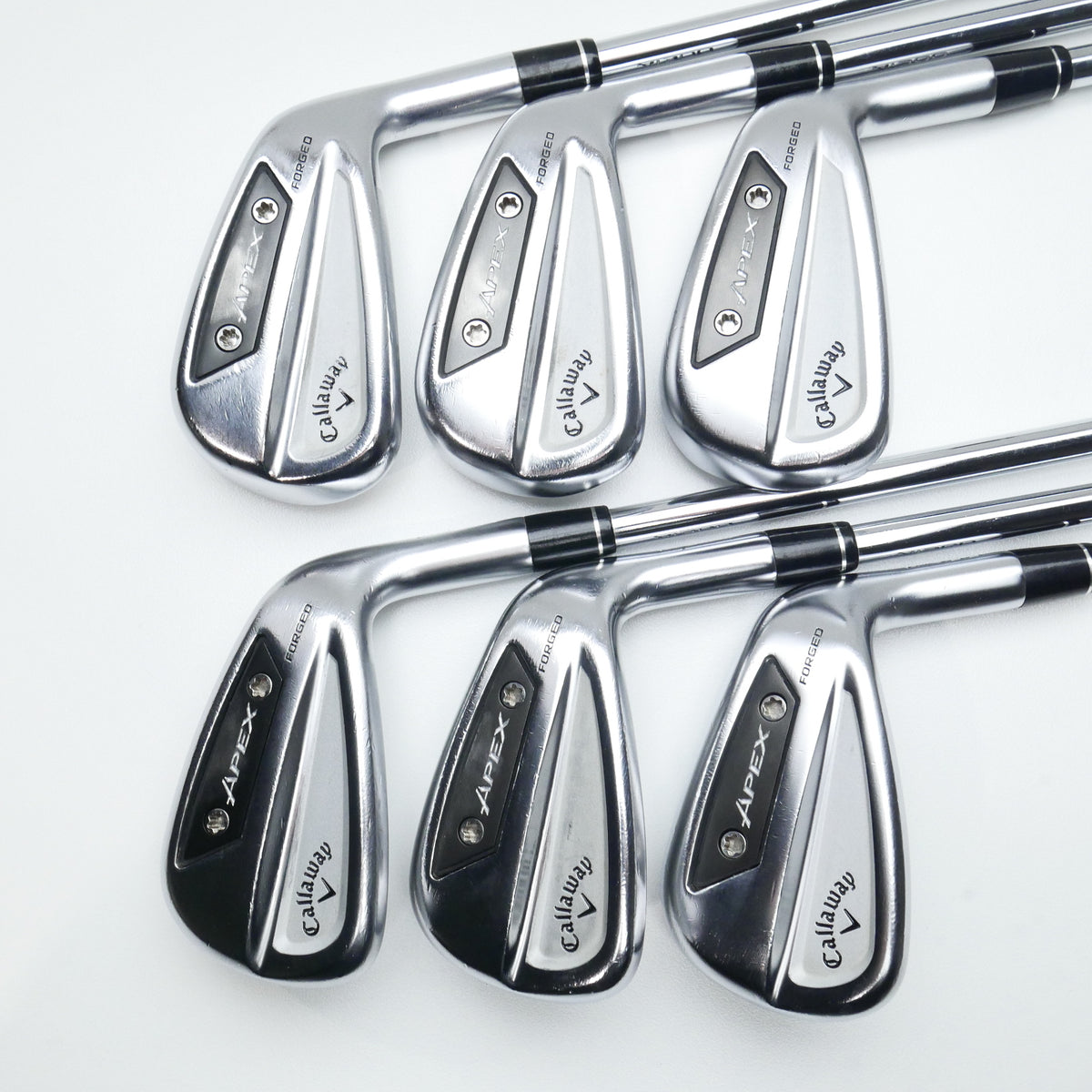 Used Callaway Apex Forged Ai300 Iron Set / 5 - PW / Stiff Flex