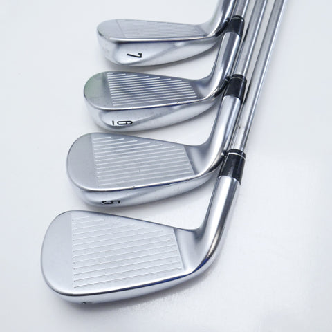 Used Callaway Apex Forged & DCB 21 Iron Set / 4 - PW / Stiff Flex