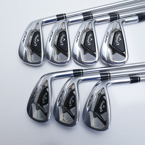 Used Callaway Apex Forged & DCB 21 Iron Set / 4 - PW / Stiff Flex