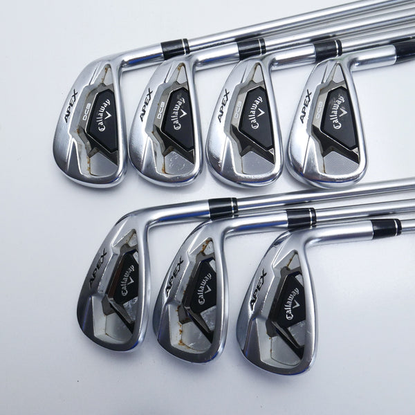 Used Callaway Apex Forged & DCB 21 Iron Set / 4 - PW / Stiff Flex