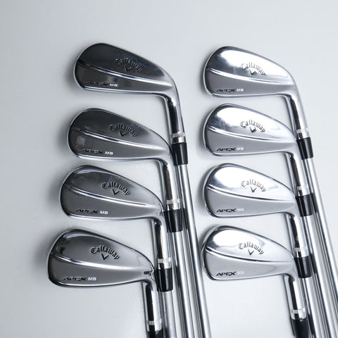 Used Callaway Apex MB 2018 Iron Set / 3 - PW / Stiff Flex