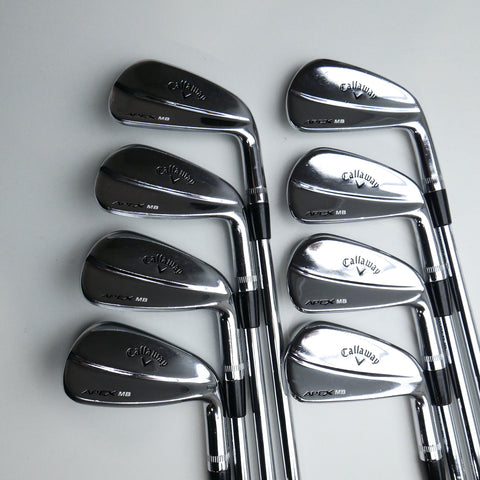Used Callaway Apex MB 2018 Iron Set / 3 - PW / Stiff Flex