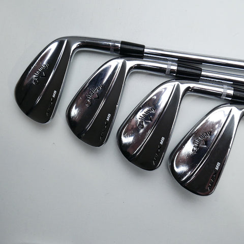 Used Callaway Apex MB 2018 Iron Set / 3 - PW / Stiff Flex