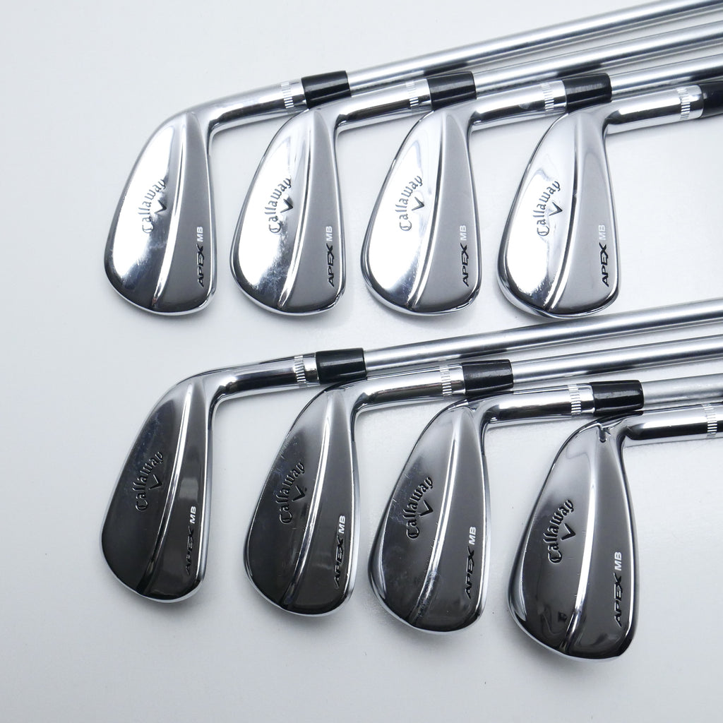 Used Callaway Apex MB 2018 Iron Set / 3 - PW / Stiff Flex