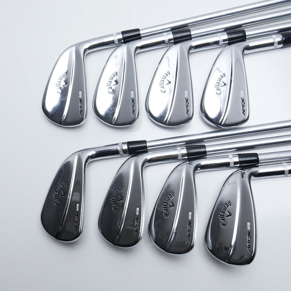 Used Callaway Apex MB 2018 Iron Set / 3 - PW / Stiff Flex