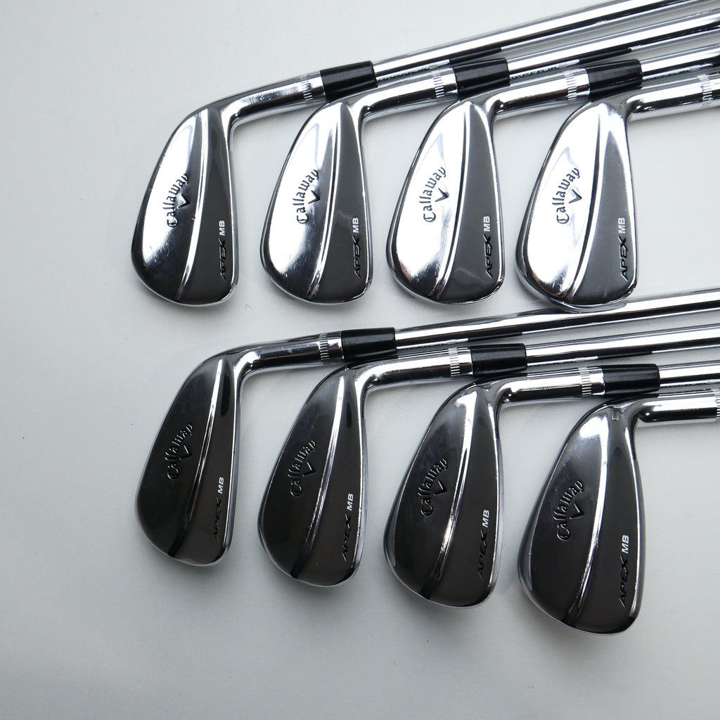 Used Callaway Apex MB 2018 Iron Set / 3 - PW / Stiff Flex