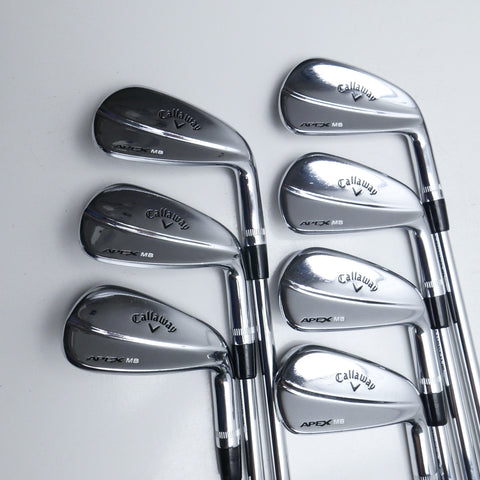 Used Callaway Apex MB 2018 Iron Set / 4 - PW / X-Stiff Flex
