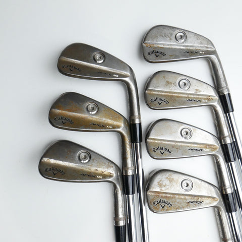 Used Callaway Apex MB 2021 RAW Iron Set / 4 - PW / X-Stiff Flex