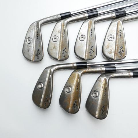 Used Callaway Apex MB 2021 RAW Iron Set / 4 - PW / X-Stiff Flex