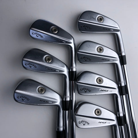 Used Callaway Apex MB 21 Iron Set / 4 - PW / Stiff Flex