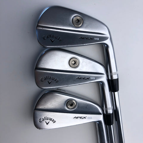 Used Callaway Apex MB 21 Iron Set / 4 - PW / Stiff Flex