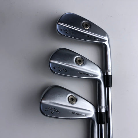 Used Callaway Apex MB 21 Iron Set / 4 - PW / Stiff Flex