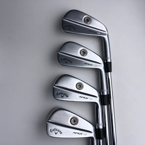 Used Callaway Apex MB 21 Iron Set / 4 - PW / Stiff Flex