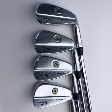 Used Callaway Apex MB 21 Iron Set / 4 - PW / Stiff Flex