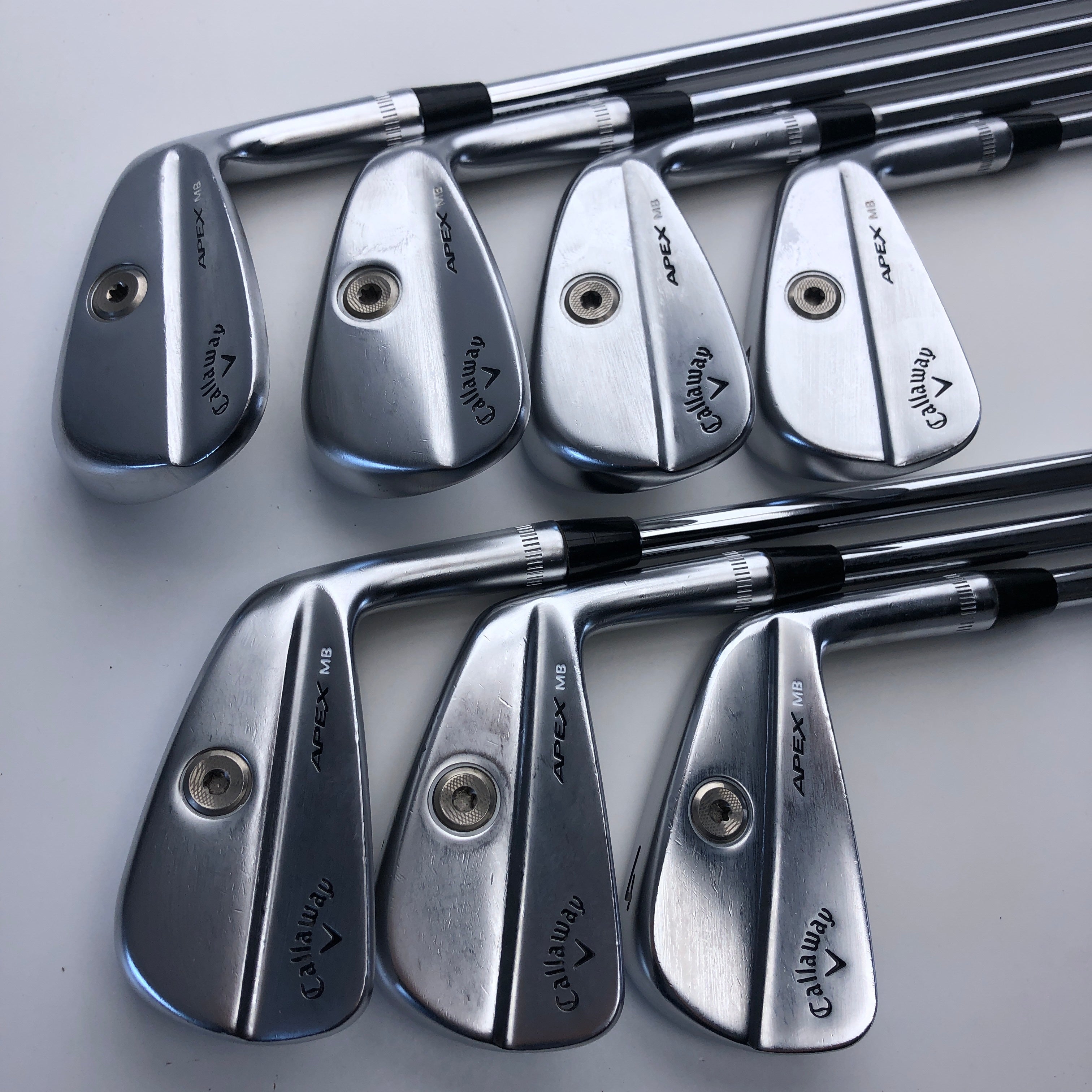 Callaway Apex MB Forged 18 Rusty RAW 5 Iron Extra Stiff Steel Shaft Callaway Apex MB Forged 18 Rusty RAW 5 Iron Extra Stiff Steel Shaft
