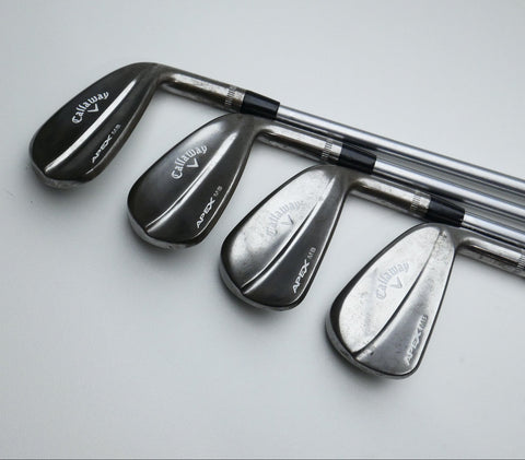 Used Callaway Apex MB Raw 2018 Iron Set / 3 - PW / Stiff Flex