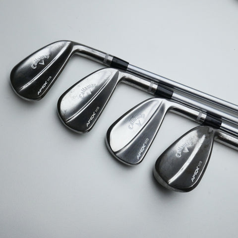 Used Callaway Apex MB Raw 2018 Iron Set / 3 - PW / Stiff Flex