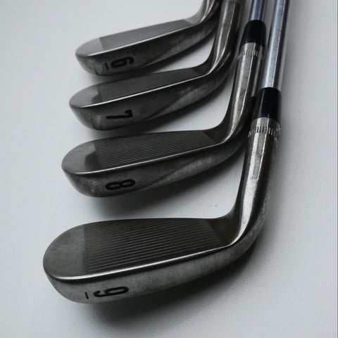 Used Callaway Apex MB Raw 2018 Iron Set / 3 - PW / Stiff Flex