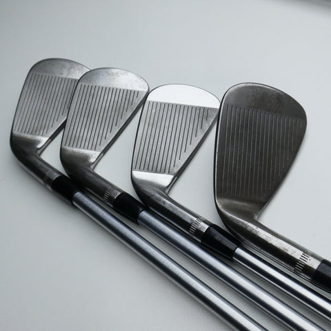 Used Callaway Apex MB Raw 2018 Iron Set / 3 - PW / Stiff Flex