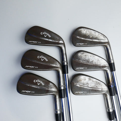 Used Callaway Apex MB Raw 2018 Iron Set / 4 - 9 IRON / X-Stiff Flex