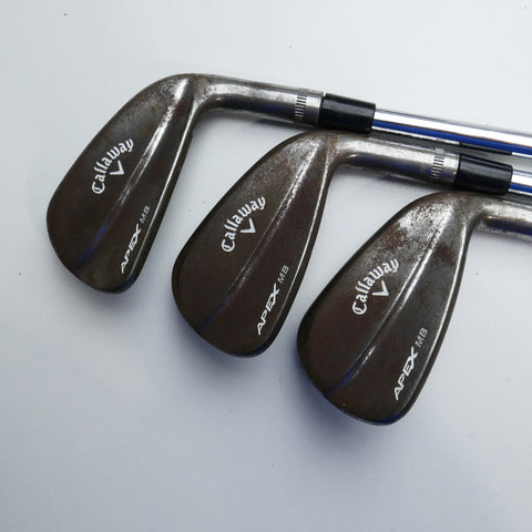 Used Callaway Apex MB Raw 2018 Iron Set / 4 - 9 IRON / X-Stiff Flex