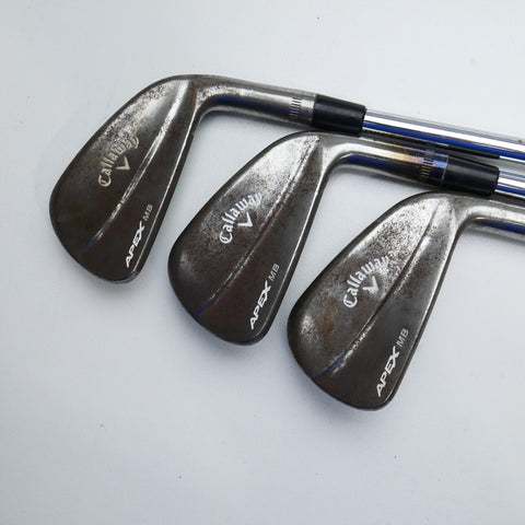 Used Callaway Apex MB Raw 2018 Iron Set / 4 - 9 IRON / X-Stiff Flex