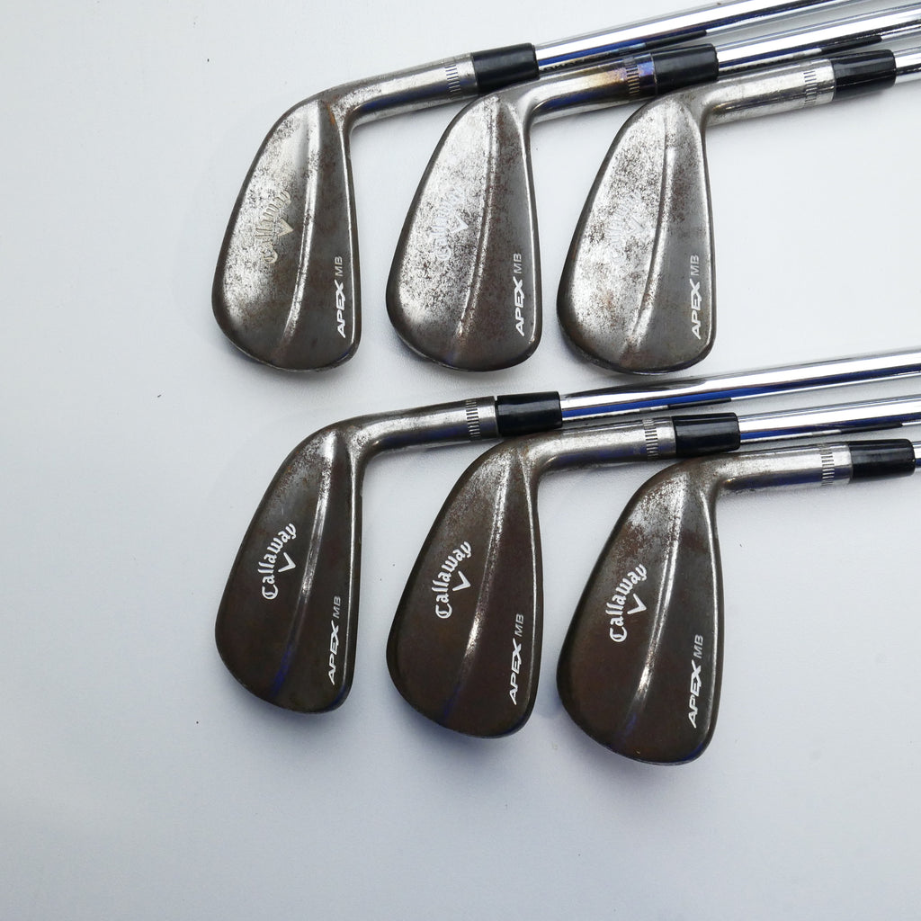 Used Callaway Apex MB Raw 2018 Iron Set / 4 - 9 IRON / X-Stiff Flex