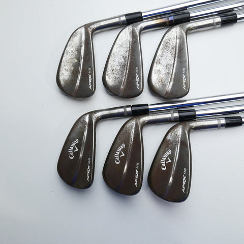 Used Callaway Apex MB Raw 2018 Iron Set / 4 - 9 IRON / X-Stiff Flex