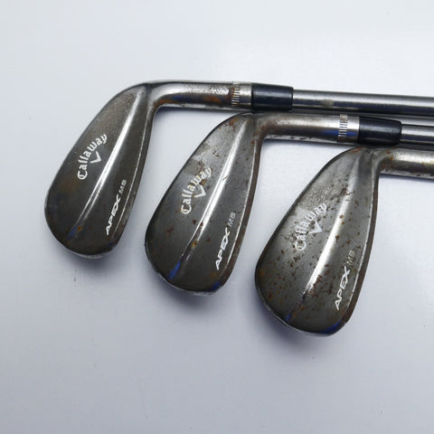 Used Callaway Apex MB Raw 2018 Iron Set / 4 - PW / Regular Flex