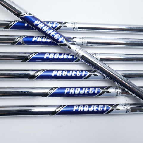 Used Callaway Apex MB Raw 2018 Iron Set / 4 - PW / Stiff Flex