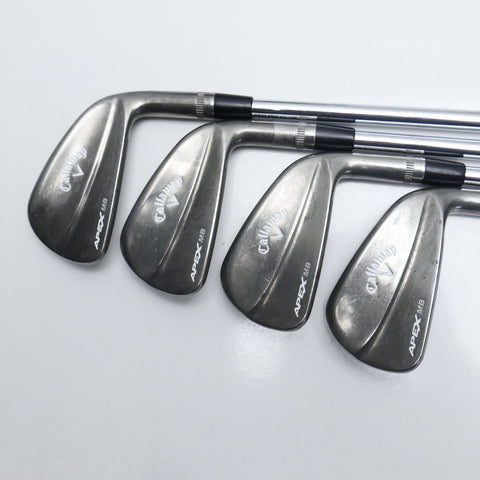 Used Callaway Apex MB Raw 2018 Iron Set / 4 - PW / Stiff Flex