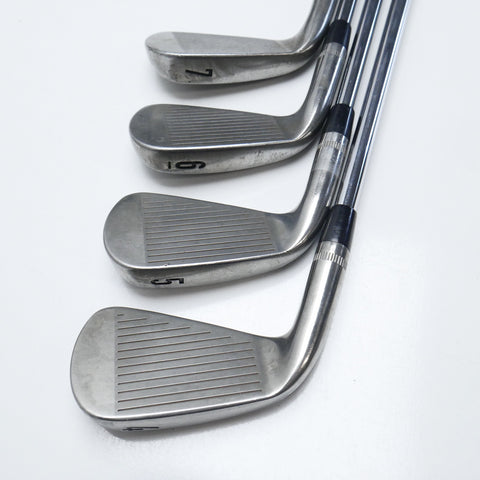 Used Callaway Apex MB Raw 2018 Iron Set / 4 - PW / Stiff Flex
