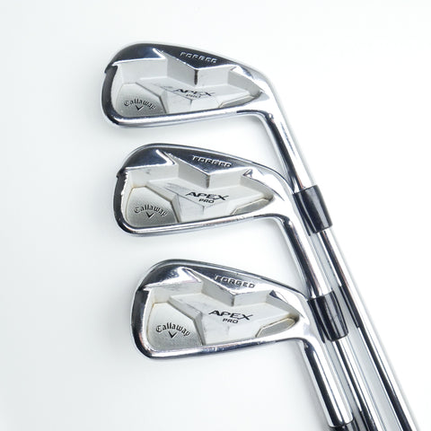Used Callaway Apex Pro 19 Iron Set / 4 - 9 IRON / Stiff Flex
