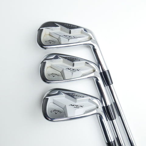 Used Callaway Apex Pro 19 Iron Set / 4 - 9 IRON / Stiff Flex