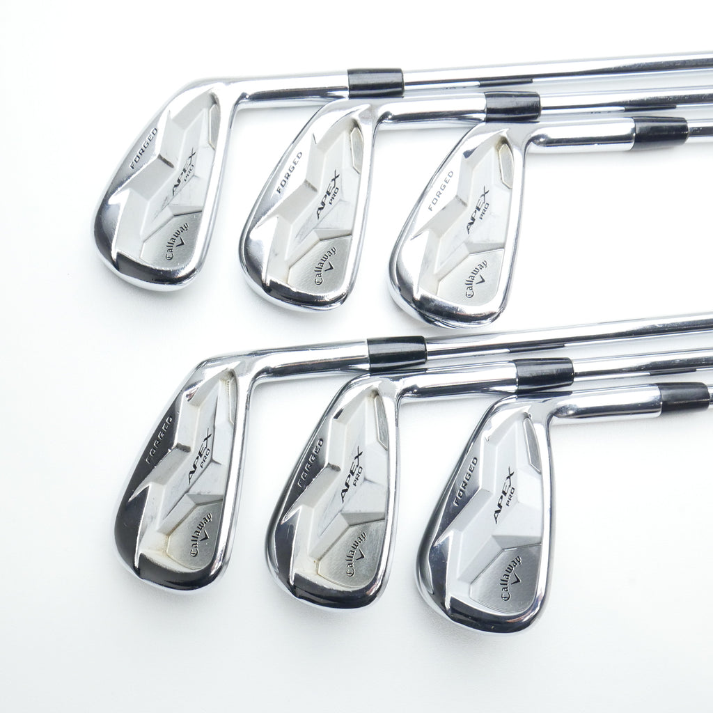 Used Callaway Apex Pro 19 Iron Set / 4 - 9 IRON / Stiff Flex