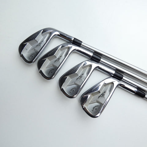 Used Callaway Apex Pro 19 Iron Set / 4 - PW / Stiff Flex